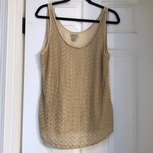 Lucky brand soft gold tank